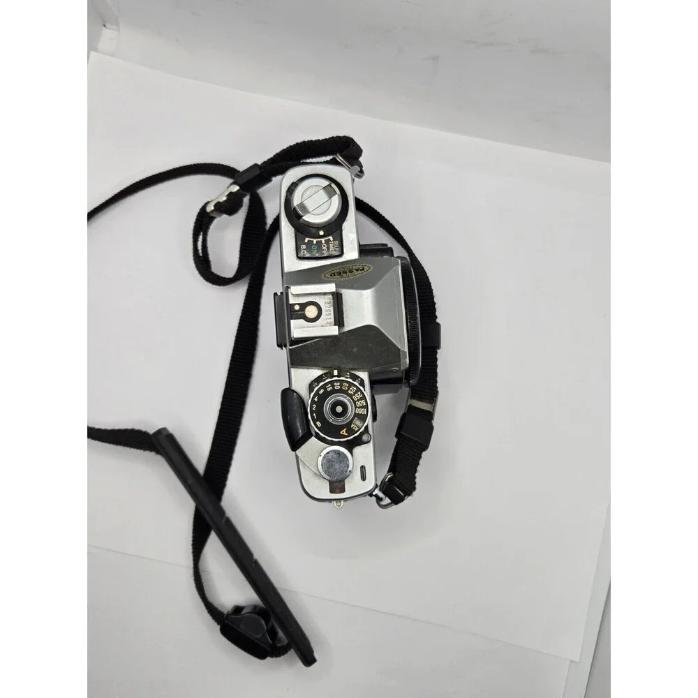 Vintage 35mm Minolta XG-1  SLR Film Camera Strap with 2 Lenses and 2 Filters
